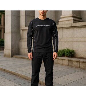 Under Armour Youth Long Sleeve Shirt Black Size S